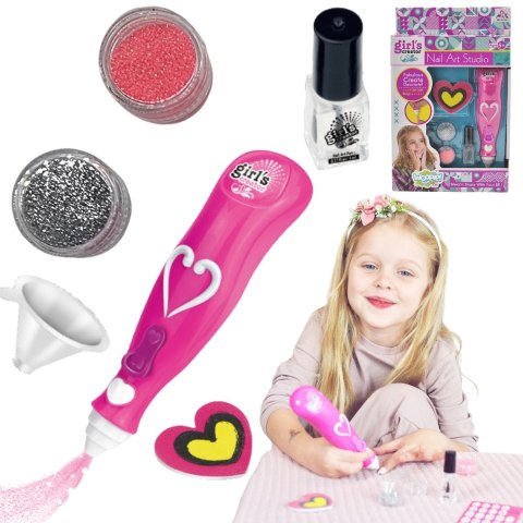 WOOPIE ART&FUN Zestaw do Malowania Paznokci z Brokatem dla Dzieci WOOPIE ART&FUN Zestaw do Malowania Paznokci z Brokatem dla Dzieci