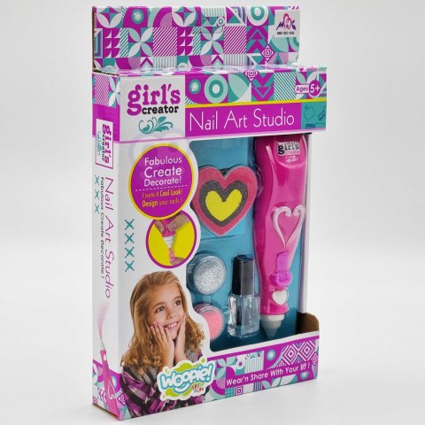 WOOPIE ART&FUN Zestaw do Malowania Paznokci z Brokatem dla Dzieci WOOPIE ART&FUN Zestaw do Malowania Paznokci z Brokatem dla Dzieci