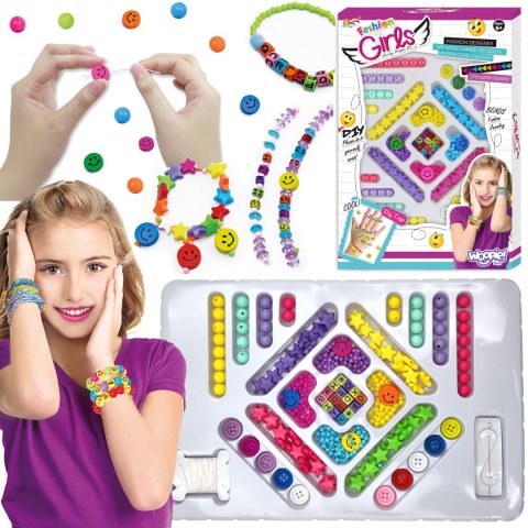 WOOPIE ART&FUN Zestaw do Robienia Biżuteri Bransoletek Wisiorków WOOPIE ART&FUN Zestaw do Robienia Biżuteri Bransoletek Wisiorków