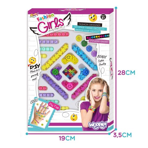 WOOPIE ART&FUN Zestaw do Robienia Biżuteri Bransoletek Wisiorków WOOPIE ART&FUN Zestaw do Robienia Biżuteri Bransoletek Wisiorków