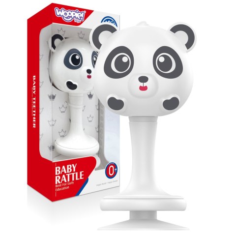 WOOPIE BABY Grzechotka Biało-Czarna Panda 0m+ WOOPIE BABY Grzechotka Biało-Czarna Panda 0m+