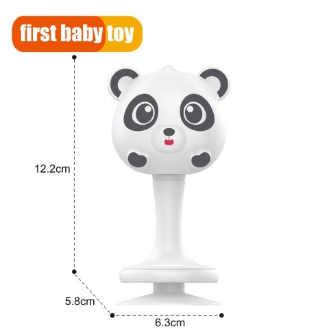 WOOPIE BABY Grzechotka Biało-Czarna Panda 0m+ WOOPIE BABY Grzechotka Biało-Czarna Panda 0m+