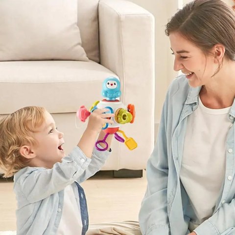 WOOPIE BABY Kostka Sześciościan Montessori Sensoryczna 8w1 WOOPIE BABY Kostka Sześciościan Montessori Sensoryczna 8w1