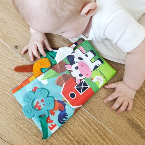 WOOPIE BABY Książeczka z Ogonkami Zwierząt Materiałowa WOOPIE BABY Książeczka z Ogonkami Zwierząt Materiałowa