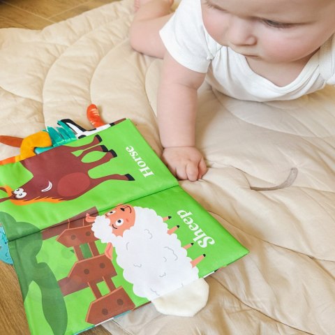 WOOPIE BABY Książeczka z Ogonkami Zwierząt Materiałowa WOOPIE BABY Książeczka z Ogonkami Zwierząt Materiałowa