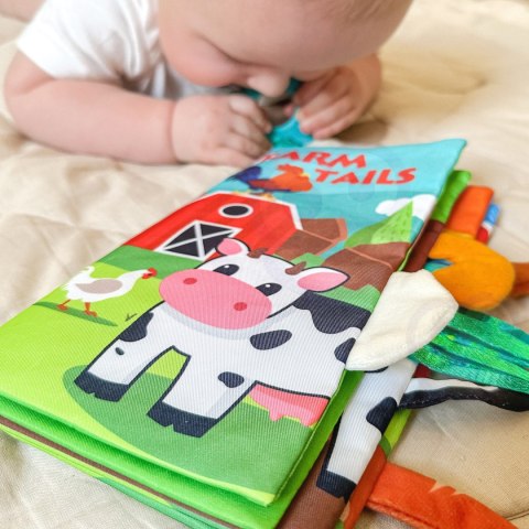 WOOPIE BABY Książeczka z Ogonkami Zwierząt Materiałowa WOOPIE BABY Książeczka z Ogonkami Zwierząt Materiałowa
