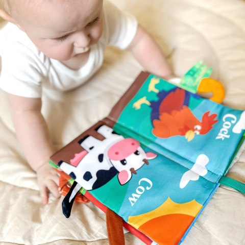WOOPIE BABY Książeczka z Ogonkami Zwierząt Materiałowa WOOPIE BABY Książeczka z Ogonkami Zwierząt Materiałowa