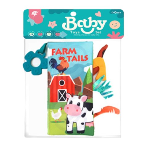 WOOPIE BABY Książeczka z Ogonkami Zwierząt Materiałowa WOOPIE BABY Książeczka z Ogonkami Zwierząt Materiałowa