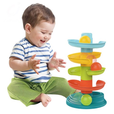 WOOPIE BABY Kulodrom Tor Kulkowy Zestaw Spirala + 3 Kulki WOOPIE BABY Kulodrom Tor Kulkowy Zestaw Spirala + 3 Kulki