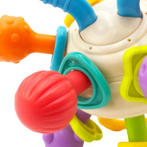 WOOPIE BABY Miękka Grzechotka 2w1 Gryzak Zabawka Sensoryczna dla Niemowląt 0m+ WOOPIE BABY Miękka Grzechotka 2w1 Gryzak Zabawka Sensoryczna dla Niemowląt 0m+