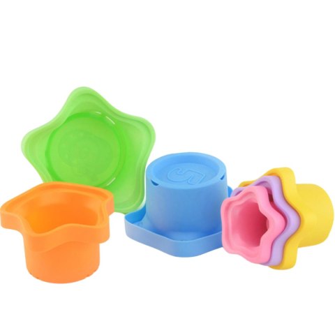 WOOPIE BABY Piramidka Sensoryczne Kubeczki Gwiazdki + Piłeczka WOOPIE BABY Piramidka Sensoryczne Kubeczki Gwiazdki + Piłeczka