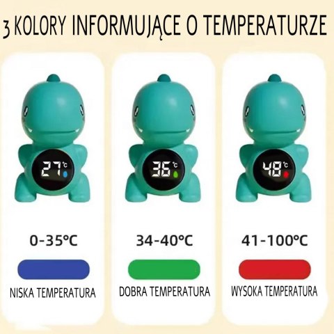 WOOPIE BABY Termometr Do Mierzenia Temperatury Wody Niebieski WOOPIE BABY Termometr Do Mierzenia Temperatury Wody Niebieski