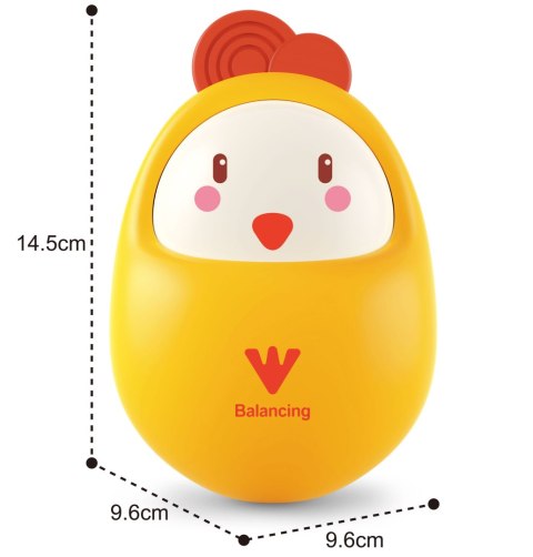 WOOPIE BABY Wańka Wstańka Kurczak z Melodyjkami WOOPIE BABY Wańka Wstańka Kurczak z Melodyjkami