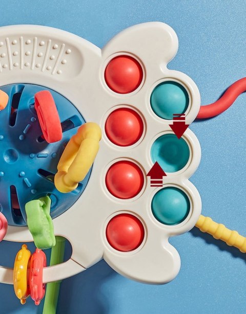 WOOPIE BABY Zabawka Sensoryczna Montessori Gryzak Wielofunkcyjny 0+ WOOPIE BABY Zabawka Sensoryczna Montessori Gryzak Wielofunkcyjny 0+