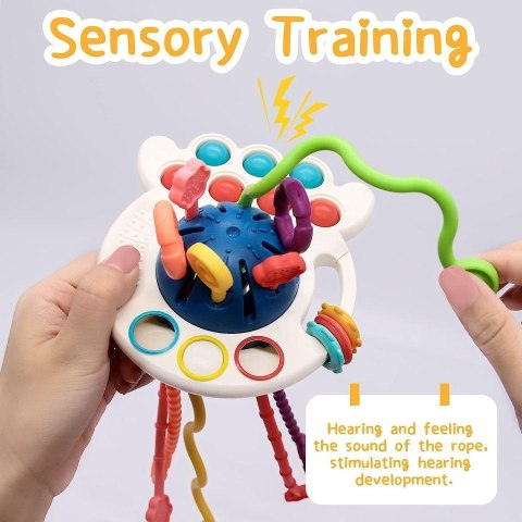 WOOPIE BABY Zabawka Sensoryczna Montessori Gryzak Wielofunkcyjny 0+ WOOPIE BABY Zabawka Sensoryczna Montessori Gryzak Wielofunkcyjny 0+
