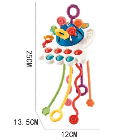 WOOPIE BABY Zabawka Sensoryczna Montessori Gryzak Wielofunkcyjny 0+ WOOPIE BABY Zabawka Sensoryczna Montessori Gryzak Wielofunkcyjny 0+
