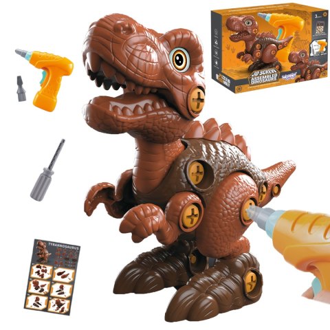 WOOPIE Dinozaur do Skręcania Zestaw Konstrukcyjny + Wiertarka 31 el. WOOPIE Dinozaur do Skręcania Zestaw Konstrukcyjny + Wiertarka 31 el.