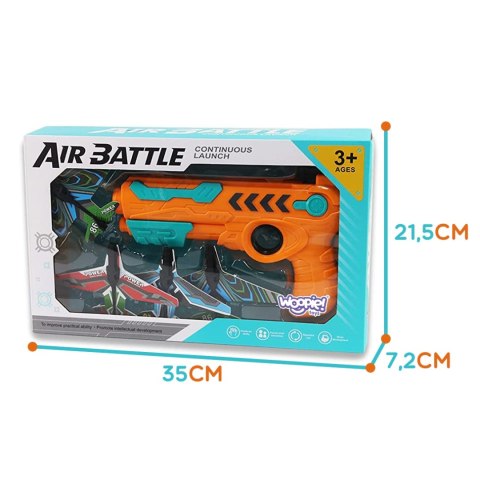 WOOPIE Pistolet Wyrzutnia Samolotów Automatyczna + 4 Samoloty WOOPIE Pistolet Wyrzutnia Samolotów Automatyczna + 4 Samoloty