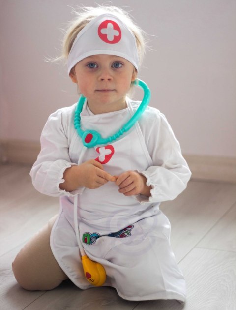 WOOPIE Strój Pielęgniarki Kitel Fartuszek z Czepkiem Pielęgniarki WOOPIE Strój Pielęgniarki Kitel Fartuszek z Czepkiem Pielęgniarki