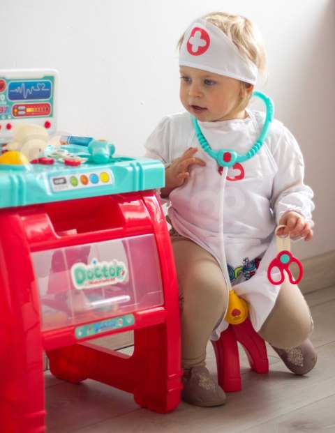 WOOPIE Strój Pielęgniarki Kitel Fartuszek z Czepkiem Pielęgniarki WOOPIE Strój Pielęgniarki Kitel Fartuszek z Czepkiem Pielęgniarki