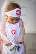 WOOPIE Strój Pielęgniarki Kitel Fartuszek z Czepkiem Pielęgniarki