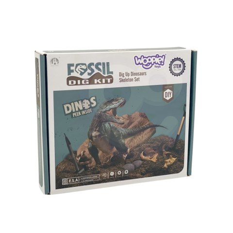 WOOPIE Wykopalisko 6w1 Dinozaur Szkielet Mały Archeolog 6 szt. WOOPIE Wykopalisko 6w1 Dinozaur Szkielet Mały Archeolog 6 szt.