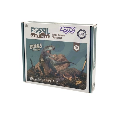 WOOPIE Wykopalisko 6w1 Dinozaur Szkielet Mały Archeolog 6 szt. WOOPIE Wykopalisko 6w1 Dinozaur Szkielet Mały Archeolog 6 szt.