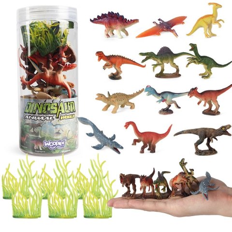 WOOPIE Zestaw Figurki Dinozaury 18 szt. - wersja 1 WOOPIE Zestaw Figurki Dinozaury 18 szt. - wersja 1