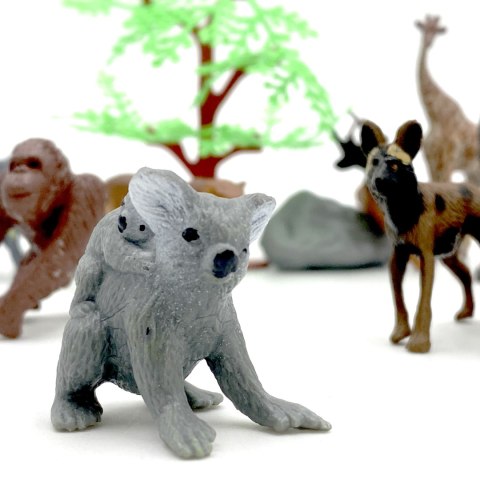 WOOPIE Zestaw Figurki Dzikie Zwierzęta 15 szt. - wersja 1 WOOPIE Zestaw Figurki Dzikie Zwierzęta 15 szt. - wersja 1