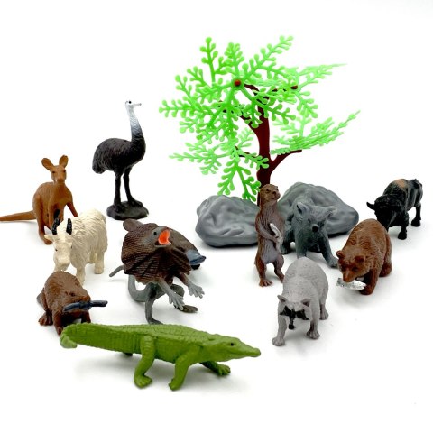 WOOPIE Zestaw Figurki Dzikie Zwierzęta 15 szt. WOOPIE Zestaw Figurki Dzikie Zwierzęta 15 szt.