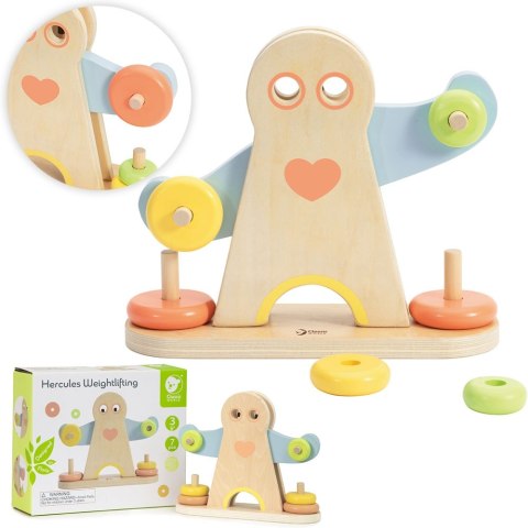 CLASSIC WORLD Edukacyjna Waga Równoważnia Hercules dla Dzieci MONTESSORI 7 el. CLASSIC WORLD Edukacyjna Waga Równoważnia Hercules dla Dzieci MONTESSORI 7 el.