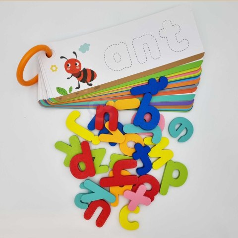 TOOKY TOY Puzzle Alfabet Montessori Nauka Literek Słów Zwierzątka 57 el. TOOKY TOY Puzzle Alfabet Montessori Nauka Literek Słów Zwierzątka 57 el.