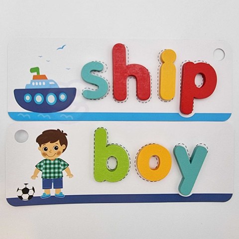 TOOKY TOY Puzzle Alfabet Montessori Nauka Literek Słów Zwierzątka 57 el. TOOKY TOY Puzzle Alfabet Montessori Nauka Literek Słów Zwierzątka 57 el.
