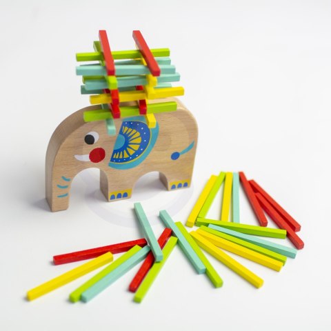 TOOKY TOY Zestaw Gier Zręcznościowych Bierki Bączek JoJo Słonik 46 el. TOOKY TOY Zestaw Gier Zręcznościowych Bierki Bączek JoJo Słonik 46 el.