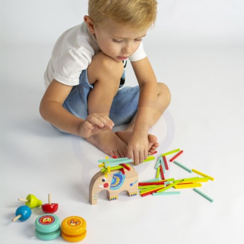 TOOKY TOY Zestaw Gier Zręcznościowych Bierki Bączek JoJo Słonik 46 el. TOOKY TOY Zestaw Gier Zręcznościowych Bierki Bączek JoJo Słonik 46 el.