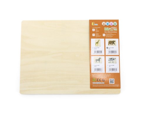 VIGA Drewniane Puzzle Montessori Miś Niedźwiedź z Pinezkami VIGA Drewniane Puzzle Montessori Miś Niedźwiedź z Pinezkami