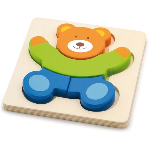 VIGA Pierwsze drewniane Puzzle maluszka Miś VIGA Pierwsze drewniane Puzzle maluszka Miś