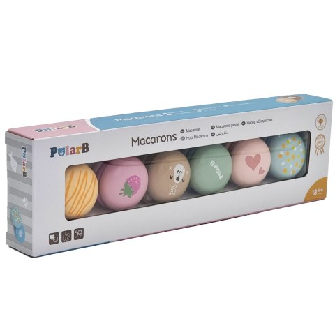 VIGA PolarB Drewniane Ciastka Ciasteczka Cukiernia Zestaw Makaroników VIGA PolarB Drewniane Ciastka Ciasteczka Cukiernia Zestaw Makaroników