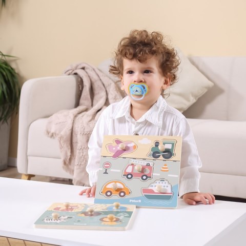 VIGA PolarB Drewniane Puzzle Zwierzęta z Pinezkami VIGA PolarB Drewniane Puzzle Zwierzęta z Pinezkami
