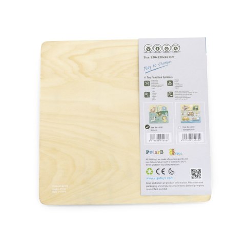 VIGA PolarB Drewniane Puzzle Zwierzęta z Pinezkami VIGA PolarB Drewniane Puzzle Zwierzęta z Pinezkami