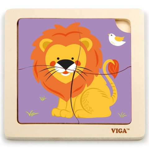 VIGA Poręczne Drewniane Puzzle Lew VIGA Poręczne Drewniane Puzzle Lew