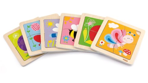 VIGA Poręczne Drewniane Puzzle Pszczoła VIGA Poręczne Drewniane Puzzle Pszczoła