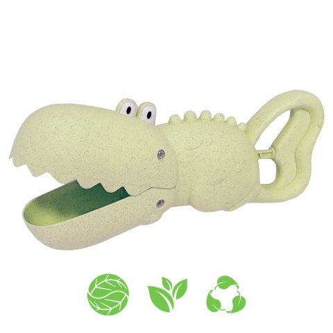 WOOPIE GREEN Krokodyl Łopatka Zbierak do Piasku i Wody Zielona BIODEGRADOWALNY ORGANICZNY MATERIAŁ WOOPIE GREEN Krokodyl Łopatka Zbierak do Piasku i Wody Zielona BIODEGRADOWALNY ORGANICZNY MATERIAŁ
