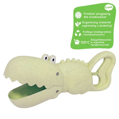 WOOPIE GREEN Krokodyl Łopatka Zbierak do Piasku i Wody Zielona BIODEGRADOWALNY ORGANICZNY MATERIAŁ WOOPIE GREEN Krokodyl Łopatka Zbierak do Piasku i Wody Zielona BIODEGRADOWALNY ORGANICZNY MATERIAŁ