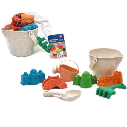 WOOPIE GREEN Zestaw do Piasku w Wiaderku Zamki 8 el. BIODEGRADOWALNY ORGANICZNY MATERIAŁ WOOPIE GREEN Zestaw do Piasku w Wiaderku Zamki 8 el. BIODEGRADOWALNY ORGANICZNY MATERIAŁ