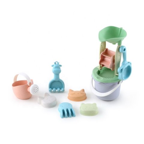 WOOPIE GREEN Zestaw do Piasku w Wiaderku z Kołowrotkiem 9 el. BIODEGRADOWALNY ORGANICZNY MATERIAŁ WOOPIE GREEN Zestaw do Piasku w Wiaderku z Kołowrotkiem 9 el. BIODEGRADOWALNY ORGANICZNY MATERIAŁ