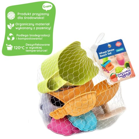 WOOPIE GREEN Zestaw do Piasku z Pazurami 7 el. BIODEGRADOWALNY ORGANICZNY MATERIAŁ WOOPIE GREEN Zestaw do Piasku z Pazurami 7 el. BIODEGRADOWALNY ORGANICZNY MATERIAŁ