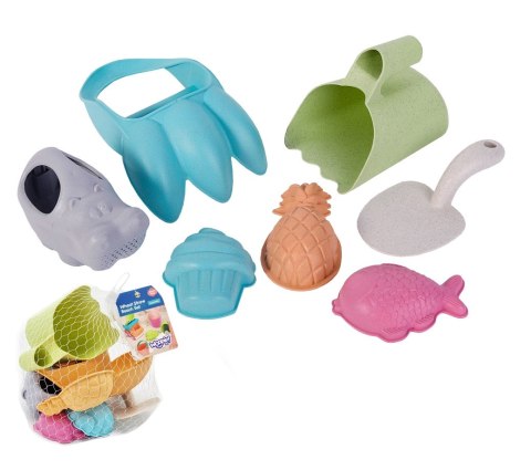 WOOPIE GREEN Zestaw do Piasku z Pazurami 7 el. BIODEGRADOWALNY ORGANICZNY MATERIAŁ WOOPIE GREEN Zestaw do Piasku z Pazurami 7 el. BIODEGRADOWALNY ORGANICZNY MATERIAŁ