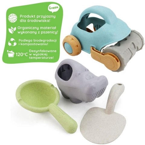 WOOPIE GREEN Zestaw do Piasku z Samochodzikiem 10 el. BIODEGRADOWALNY ORGANICZNY MATERIAŁ WOOPIE GREEN Zestaw do Piasku z Samochodzikiem 10 el. BIODEGRADOWALNY ORGANICZNY MATERIAŁ
