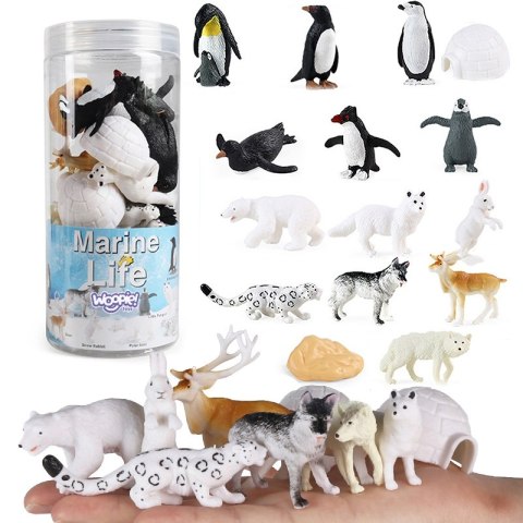 WOOPIE Zestaw Figurki Zwierzęta Arktyczne 16 szt. WOOPIE Zestaw Figurki Zwierzęta Arktyczne 16 szt.